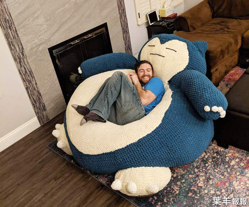 是男人都會融化的《填充卡比獸巨型抱枕》可能是世界上獨一無二的網友愛心 | 葉羊報報