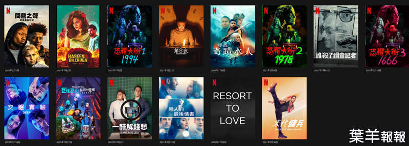 《Netflix》台灣2021年7月電影片單，屍戰朝鮮(外傳)電影版「屍戰朝鮮：雅信傳」驚悚上架，Delta侵台(嚇)，還是繼續在家來看新片吧~ | 葉羊報報