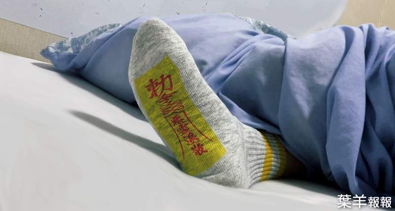 睡覺時可用《防止被鬼襲擊的符咒襪子》只要把抗性提高就不用害怕惹 | 葉羊報報