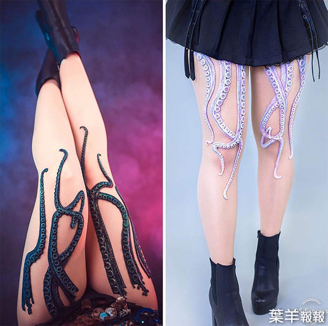 海洋系性感《章魚腳觸手絲襪》比起美人魚的鱗片也許你會更愛烏蘇拉的吸盤(ʘᗩʘ’) | 葉羊報報