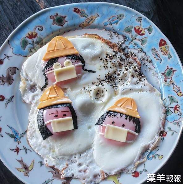 美食創作家設計《荷包蛋藝術》這是一種看了會餓的擺盤表現(口水) | 葉羊報報