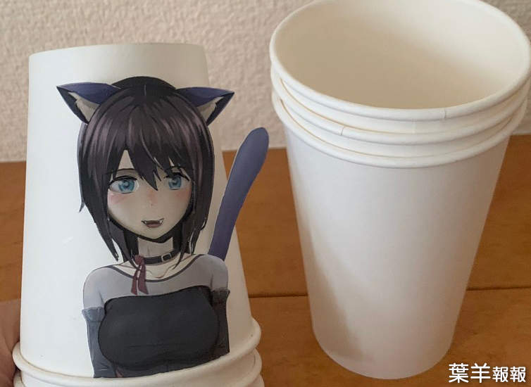 日本網友製作《紙杯動畫女孩》靠杯子層層疊就能做出栩栩如生的表情 | 葉羊報報