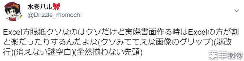 Excel方格紙之爭 教人使用excel製作表格被罵翻word太難用其實也有錯 葉羊報報 科技 葉羊報報