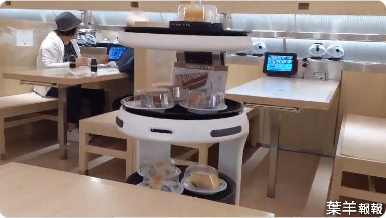 《藏壽司》店內出現機器人的甜點販賣　肺炎疫情之下送餐機器人更為活躍 | 葉羊報報