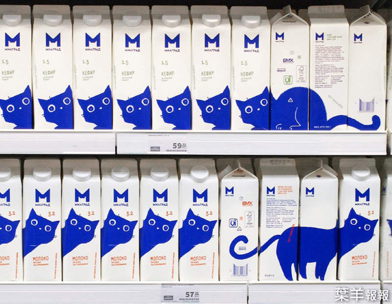 覺得想買《貓的盒裝牛奶》俄羅斯超可愛的鮮奶包裝讓全世界貓奴陷入瘋狂❤ | 葉羊報報