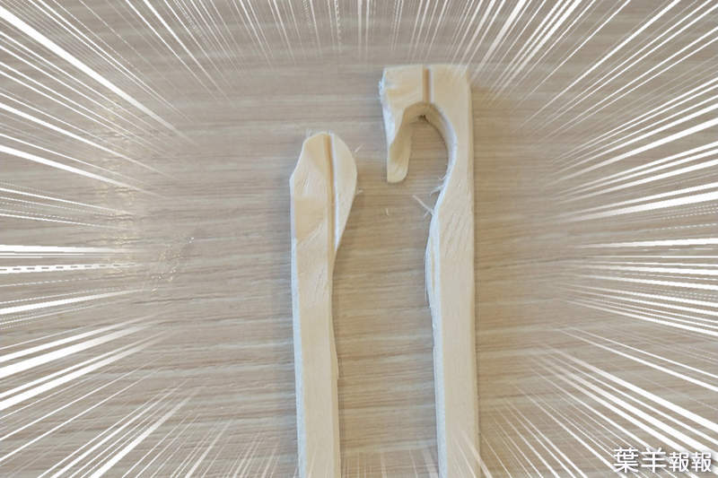《免洗筷的珍奇斷法》到底是發生了什麼事才能讓筷子斷出這種形狀... | 葉羊報報
