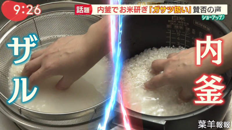 《洗米一定要用篩籃？》女網友用內鍋被男朋友痛罵一頓 電鍋廠商與米飯專家的回答是…… | 葉羊報報