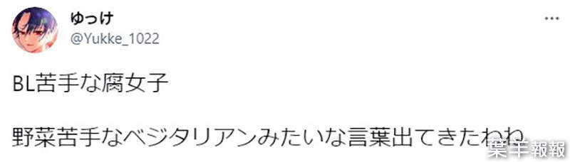 不喜歡bl的腐女 那這種人還能叫做腐女嗎 日本作家一句話引爆腐女定義之爭 葉羊報報 動漫