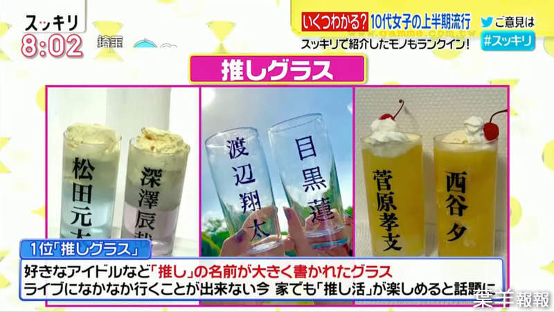 《教你製作偶像玻璃杯》日本1X歲女子上半年最流行物品 在家也能輕鬆享受推偶像樂趣 | 葉羊報報