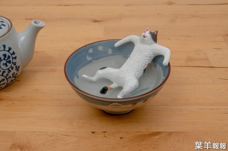 模型師製作《輕鬆愜意泡湯貓》溫水一下去那個舒暢感~齁！舒服❤ | 葉羊報報