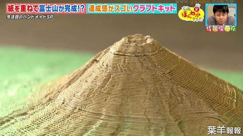 《日本山岳紙模型》層層堆疊感受親手造山的感動 將富士山和百名山搬到你家 | 葉羊報報