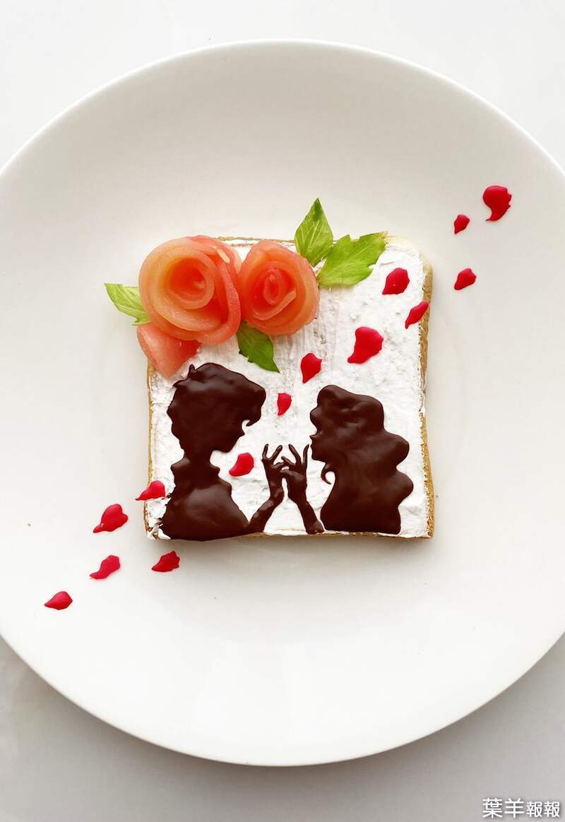 《美少女戰士吐司藝術》用巧克力筆與水果搭配的漂亮畫面 | 葉羊報報