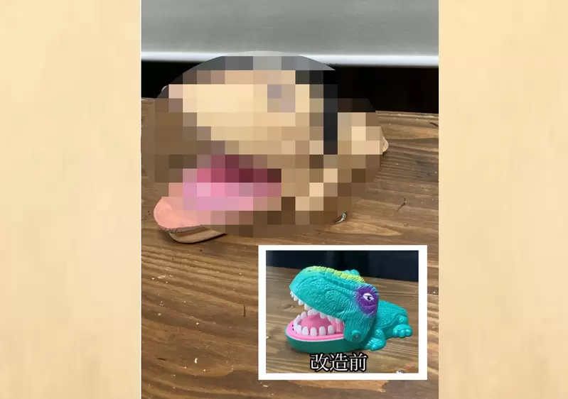 網友改造《咬人鱷魚玩具》奇形種外觀太恐怖，讓你不敢把手手伸進去 | 葉羊報報